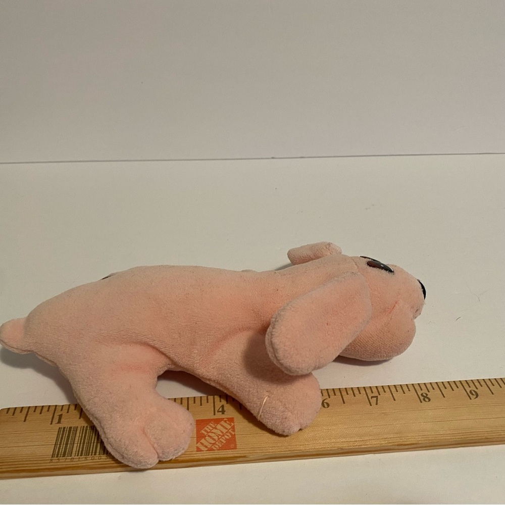 Pound Puppy Pastel Pink Vintage Puppies Mini 8” Stuffed Animal Toy 1980s - Picture 5 of 5